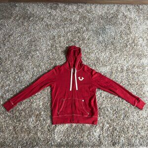 True Religion Medium Red and White Sweaters